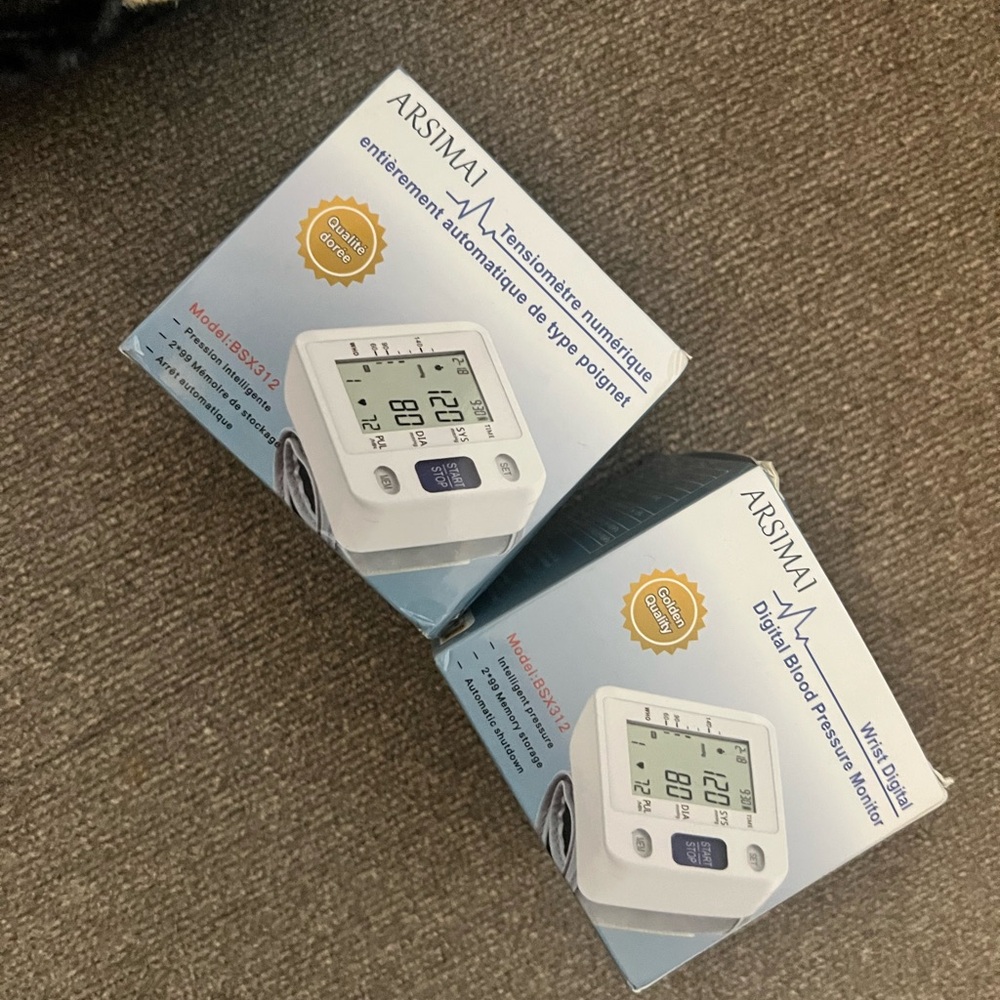 Digital Blood Pressure Monitor - White